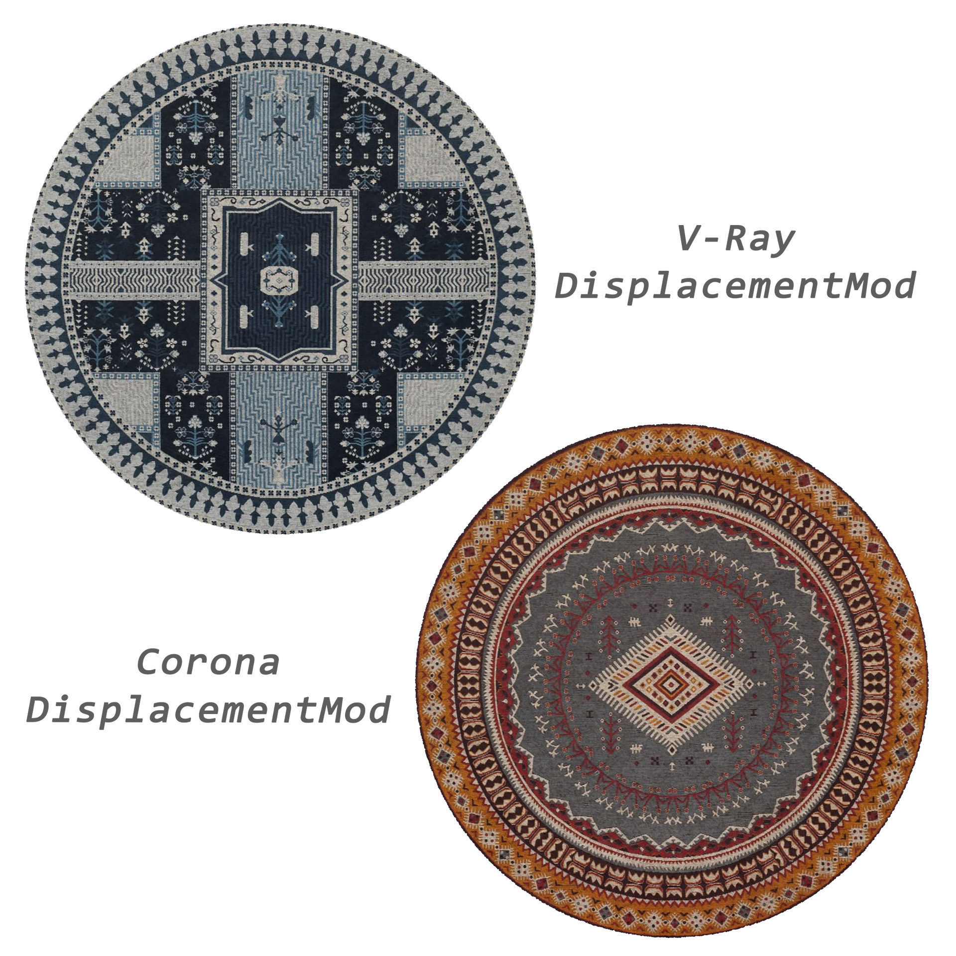 Rugs No 665 Low-poly 3D model_2