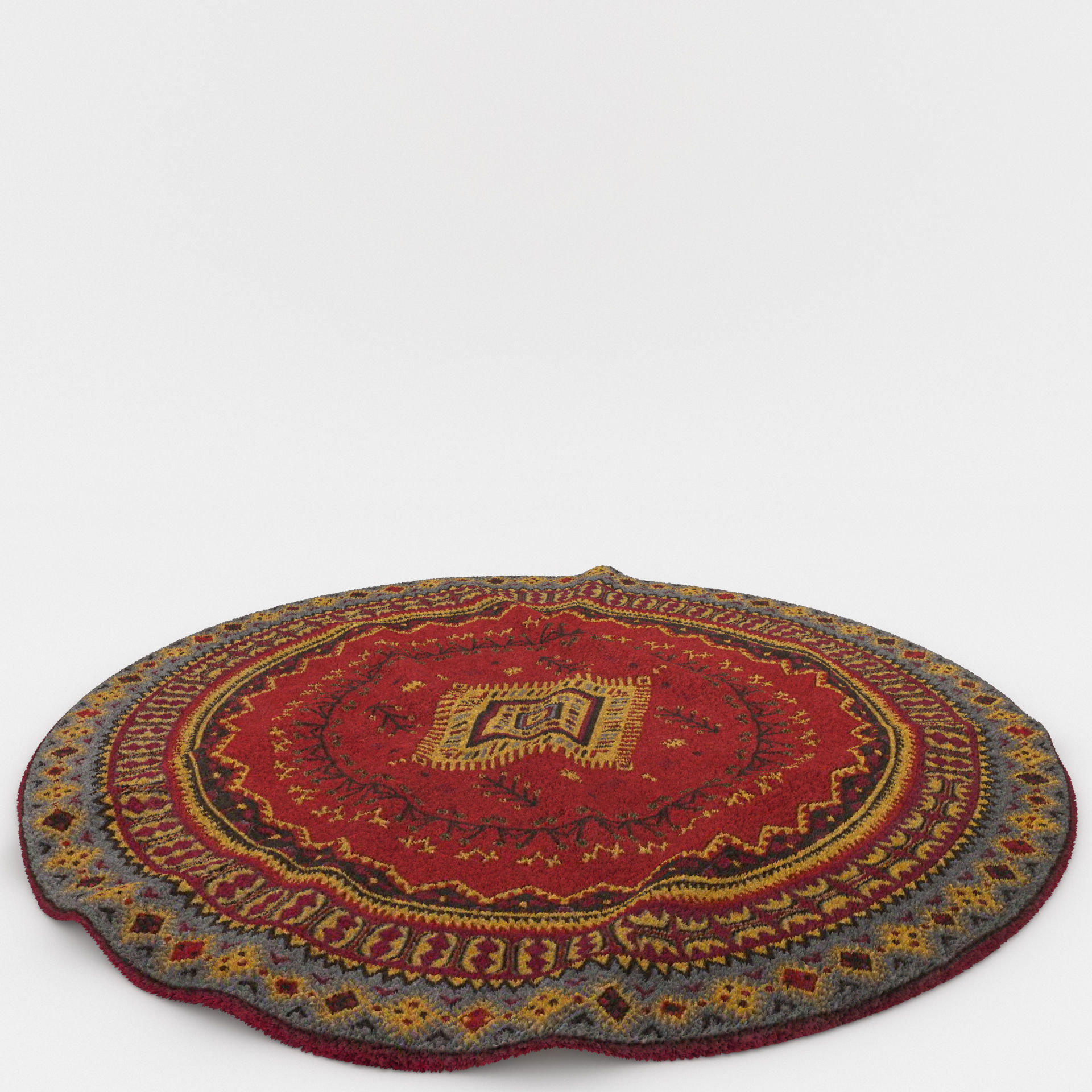 Rugs No 665 Low-poly 3D model_7