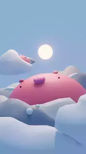 Divine Swine Card of Valorant in 3d