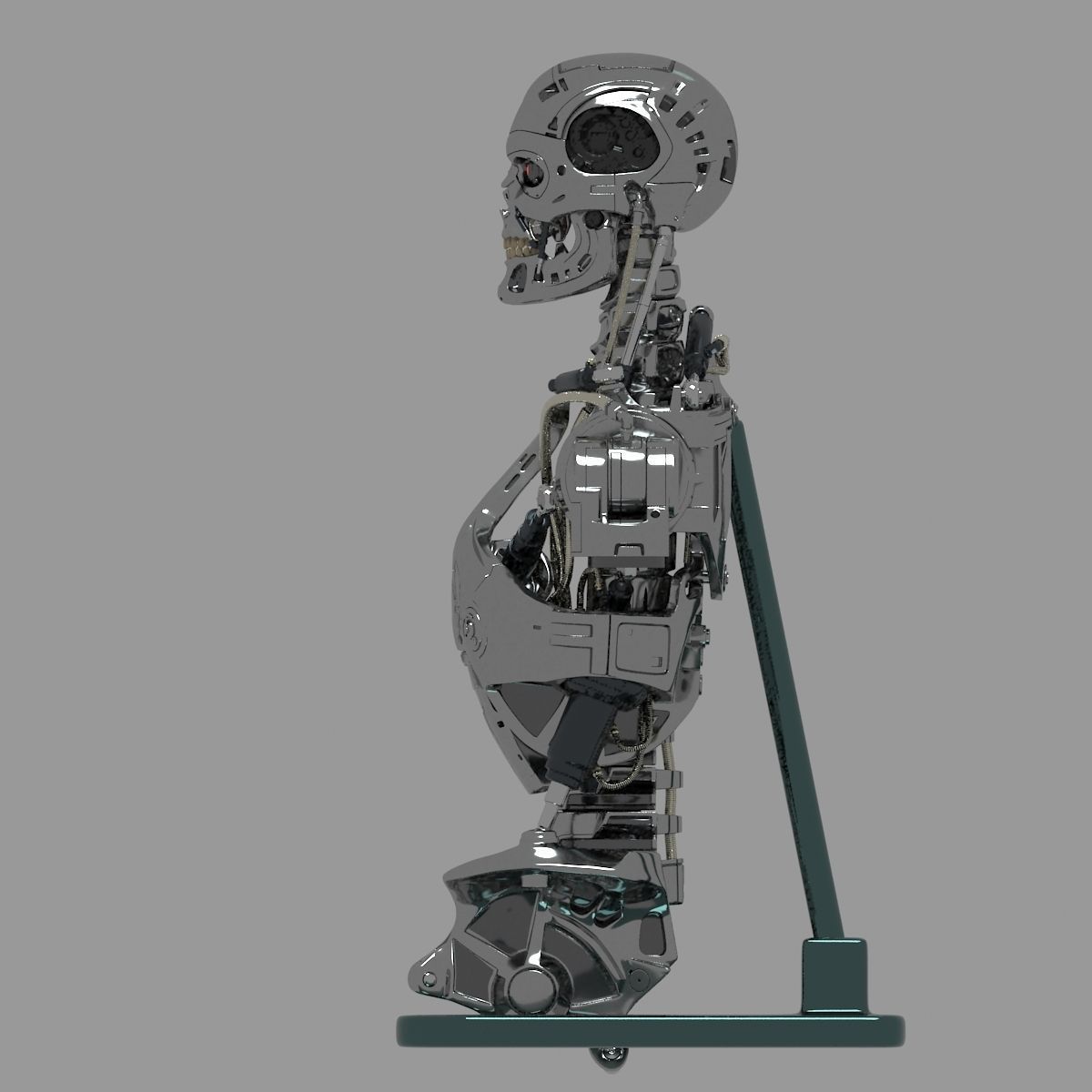 Terminator T-800 Torso Bust 3D model_17