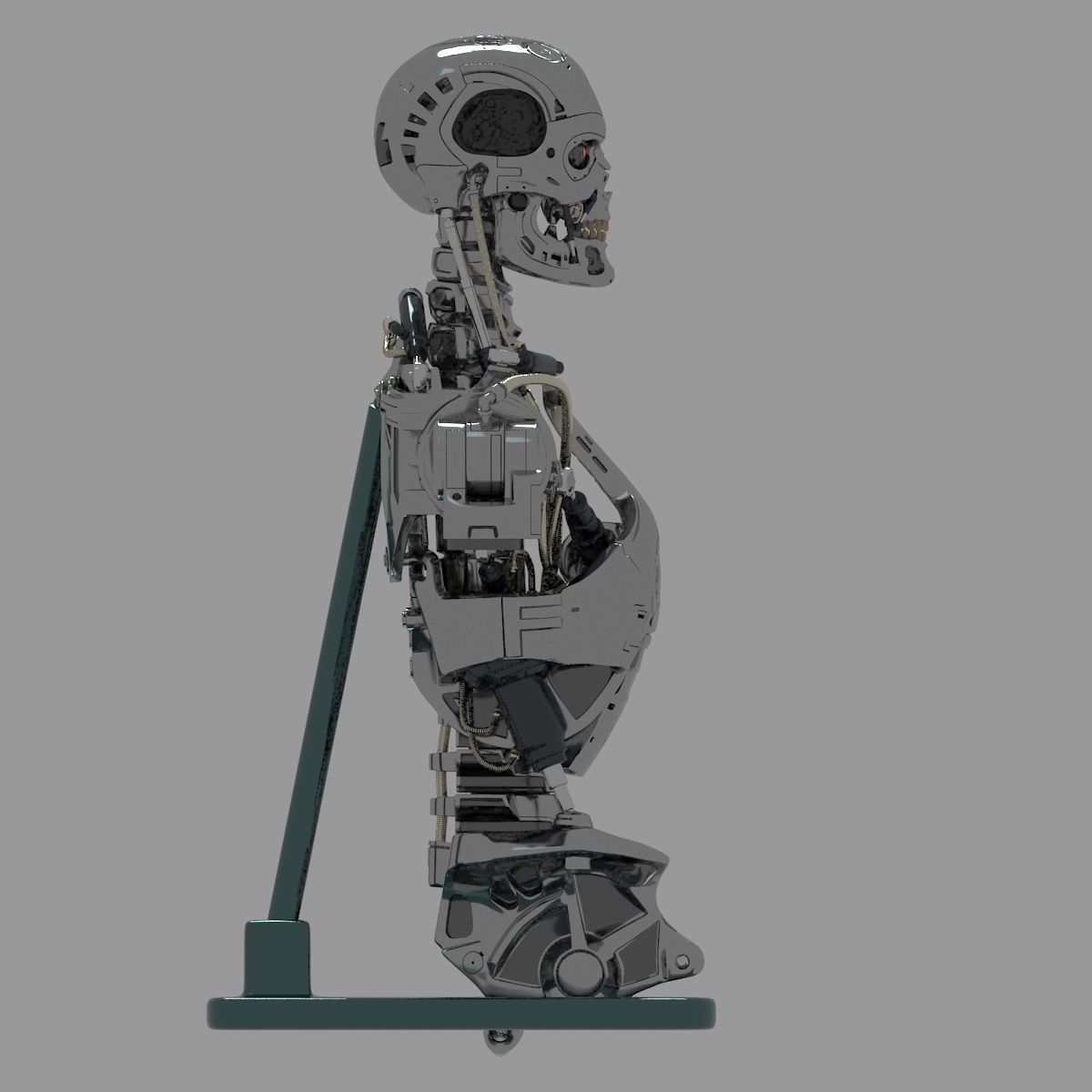 Terminator T-800 Torso Bust 3D model_16