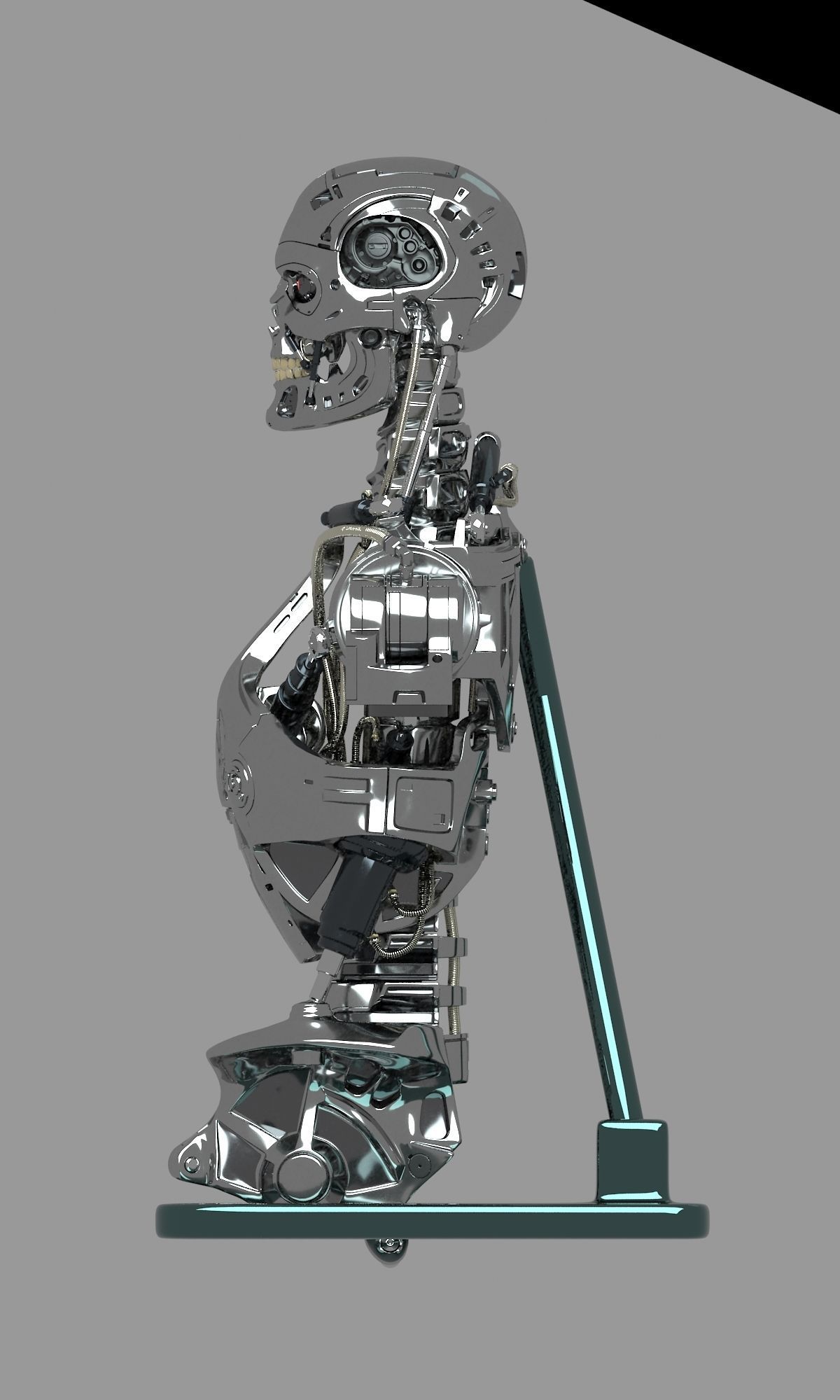 Terminator T-800 Torso Bust 3D model_15