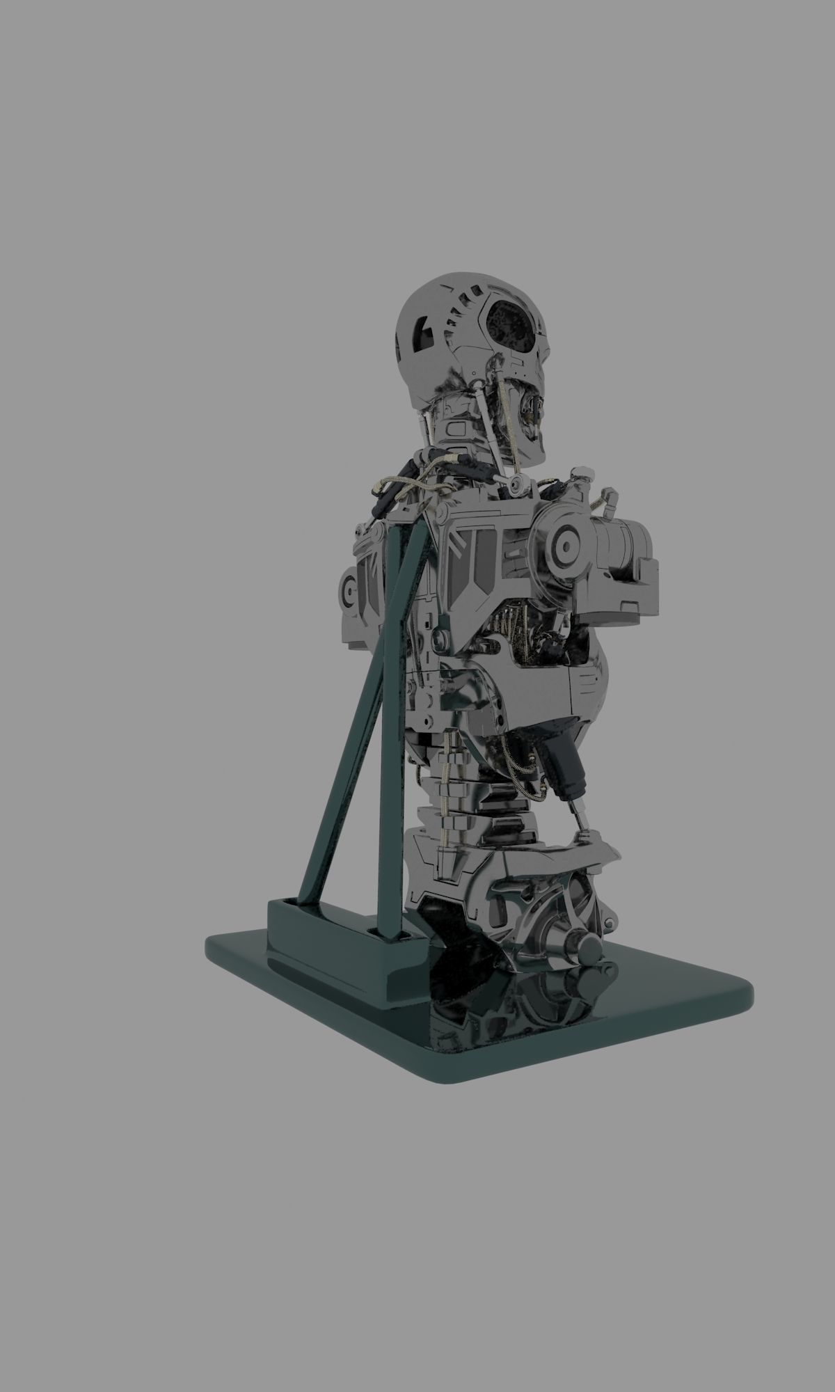 Terminator T-800 Torso Bust 3D model_12