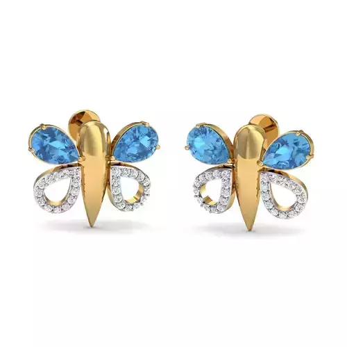 Pear Diamond earring  3D print model