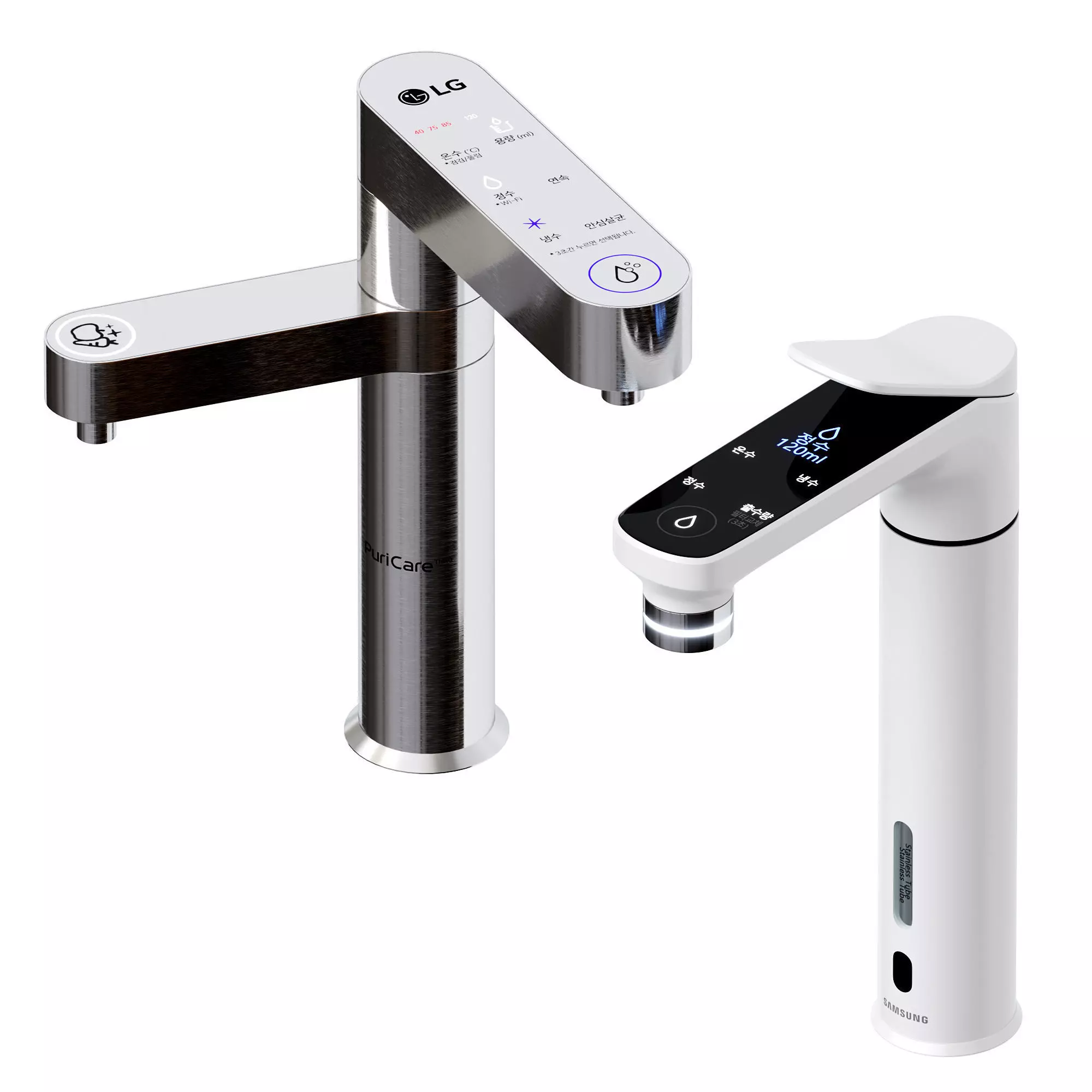 LG Puricare water purifer Samsung bespoke water purifer 3D model