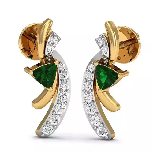 Dangle earrings 3D print model