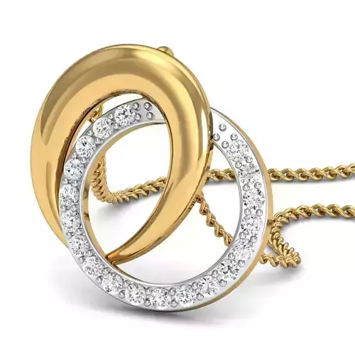 Women pendant 3dm stl render detail 