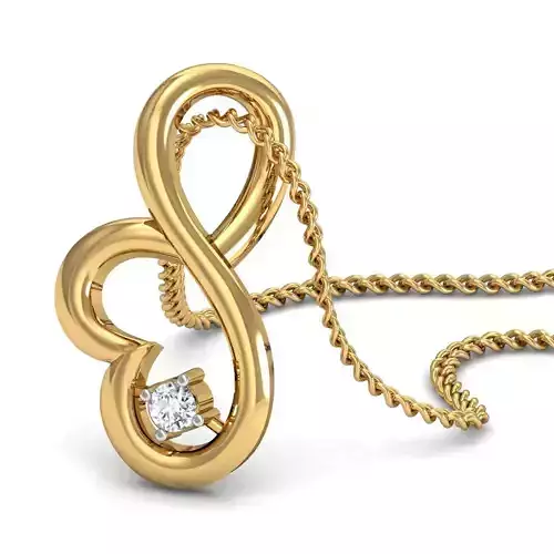 Women necklace 3dm stl render detail 