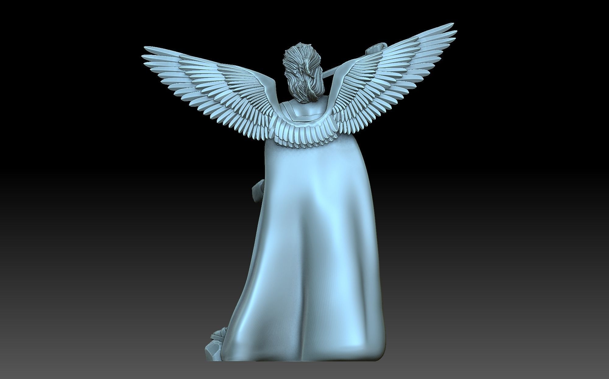 Archangel Michael 3D print model_3