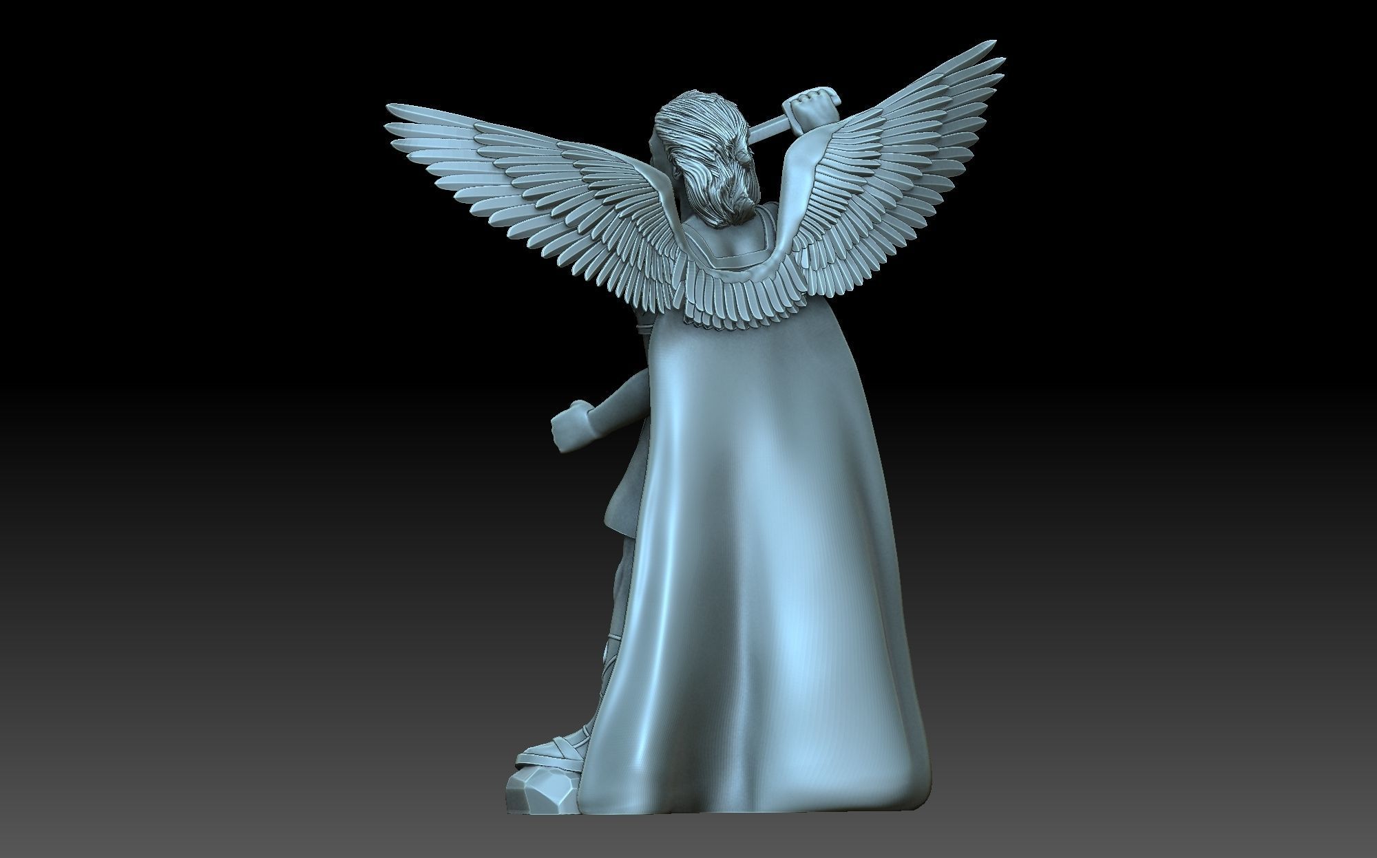 Archangel Michael 3D print model_2