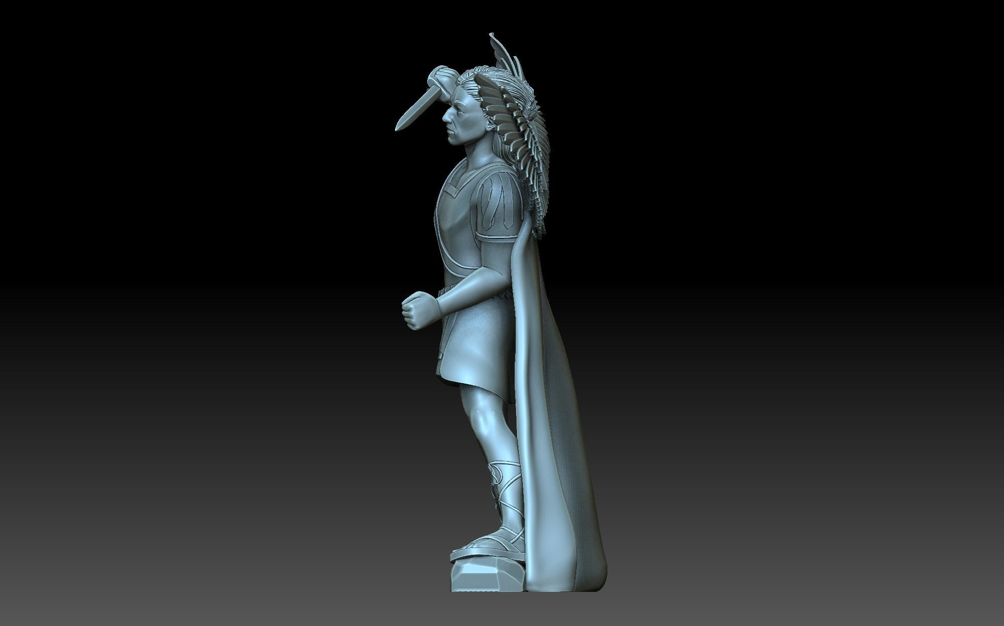 Archangel Michael 3D print model_1
