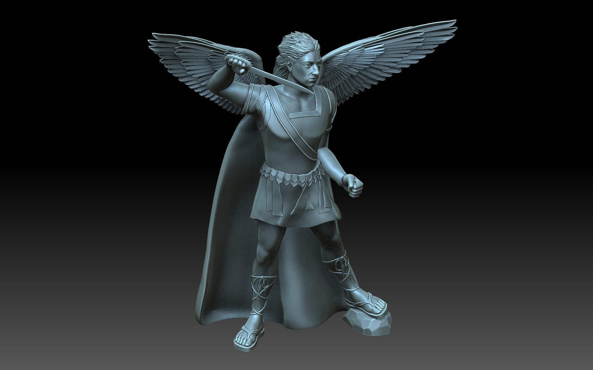 Archangel Michael 3D print model_4