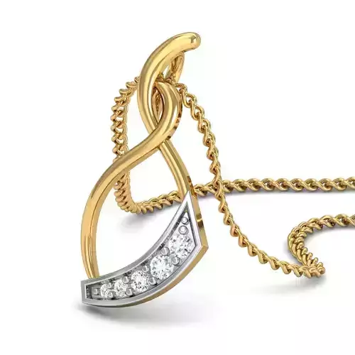 diamond pendant for women 3D print model