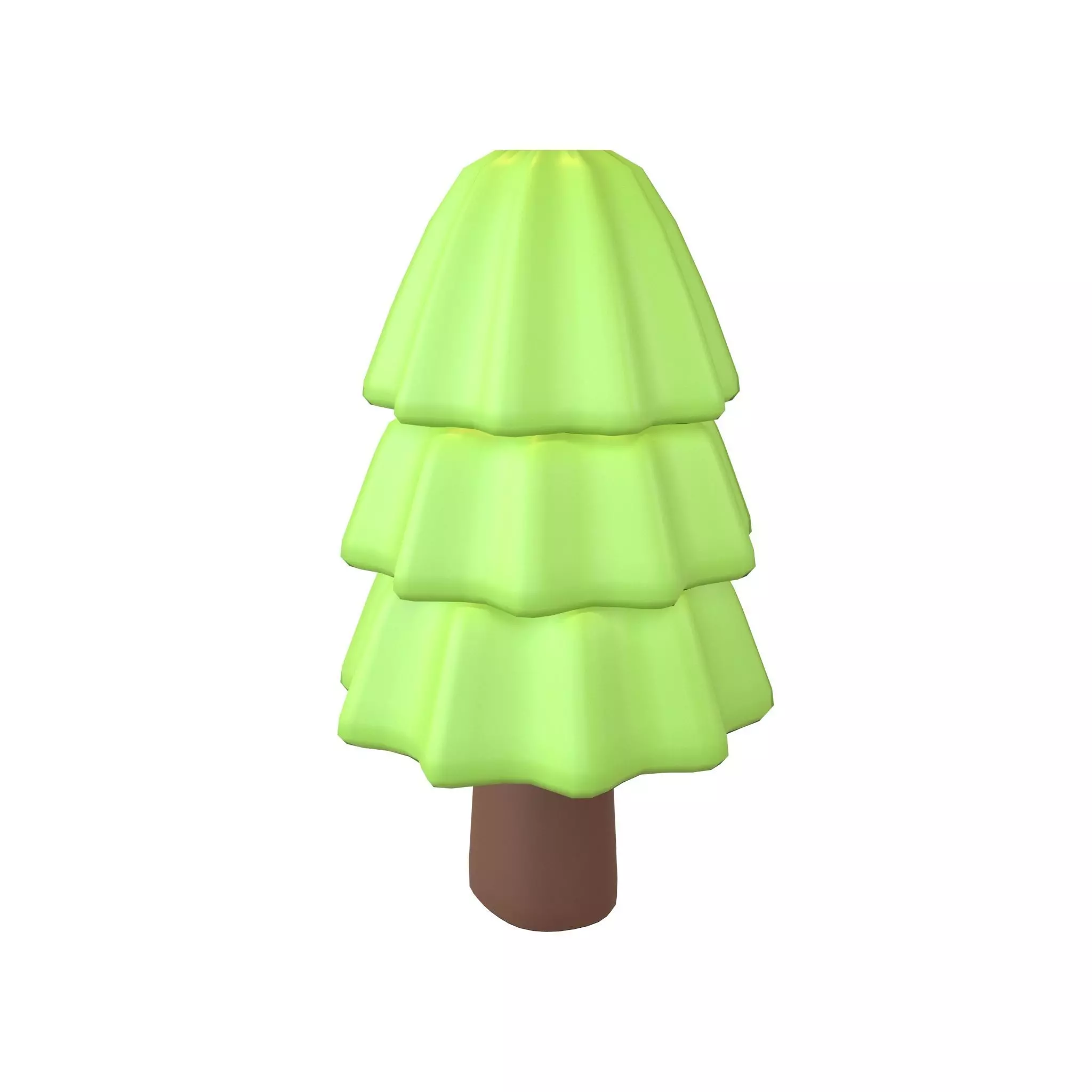 Cartoon Tree v27 002 Low-poly 3D model_0