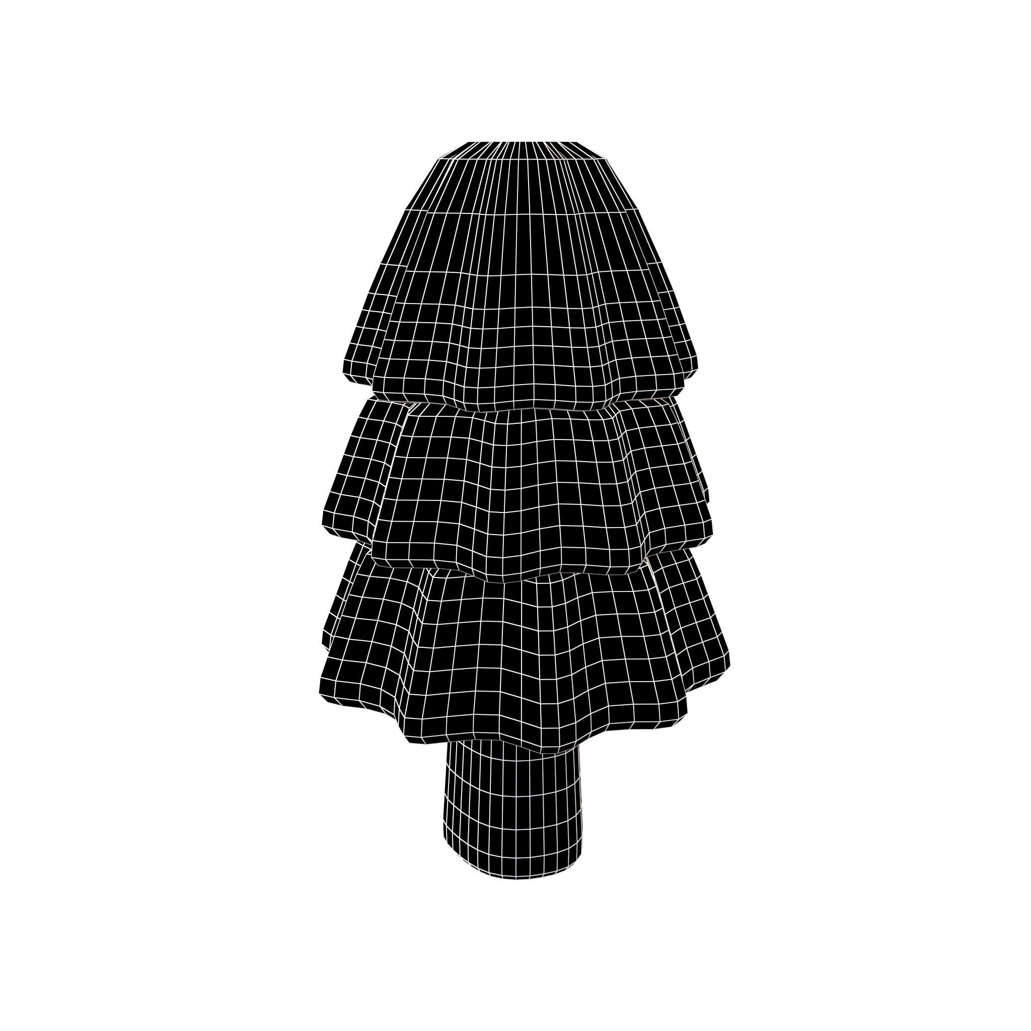 Cartoon Tree v27 004 Low-poly 3D model_6