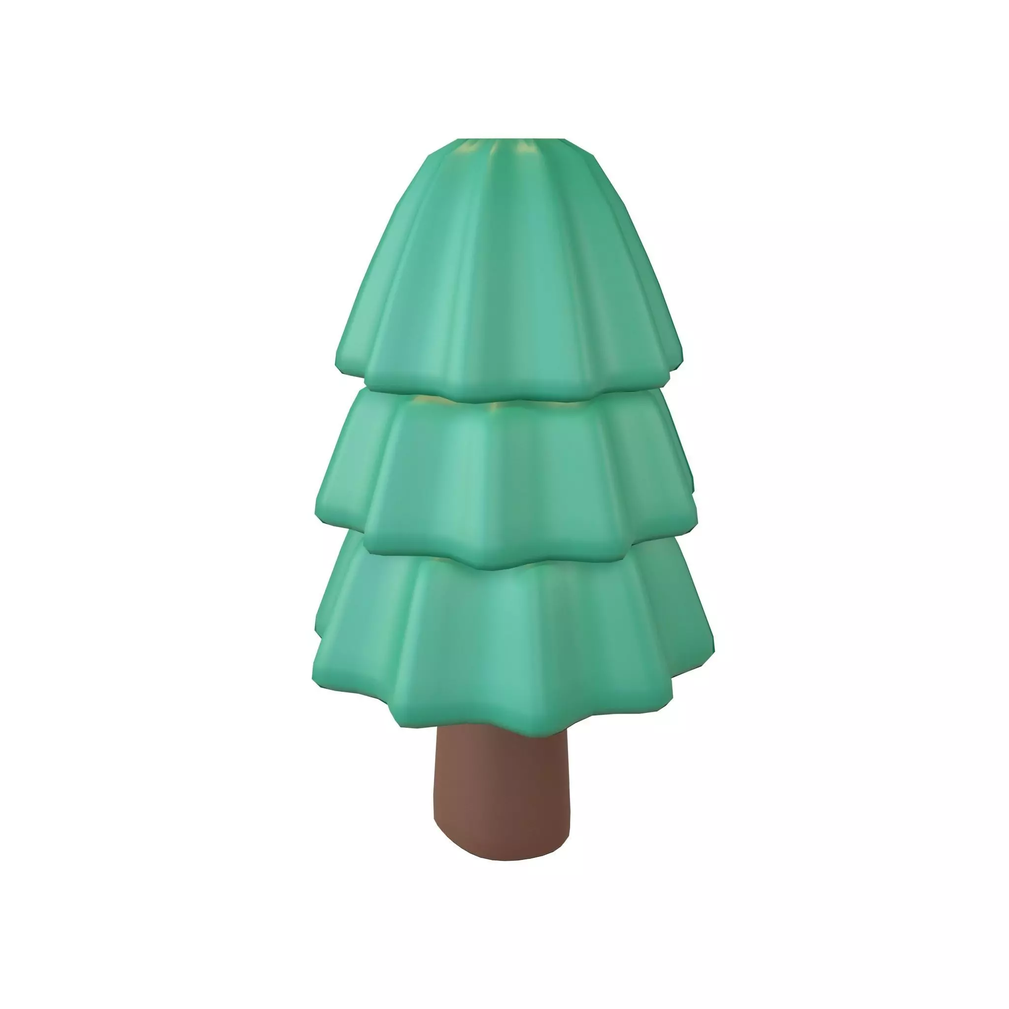 Cartoon Tree v27 004 Low-poly 3D model_0