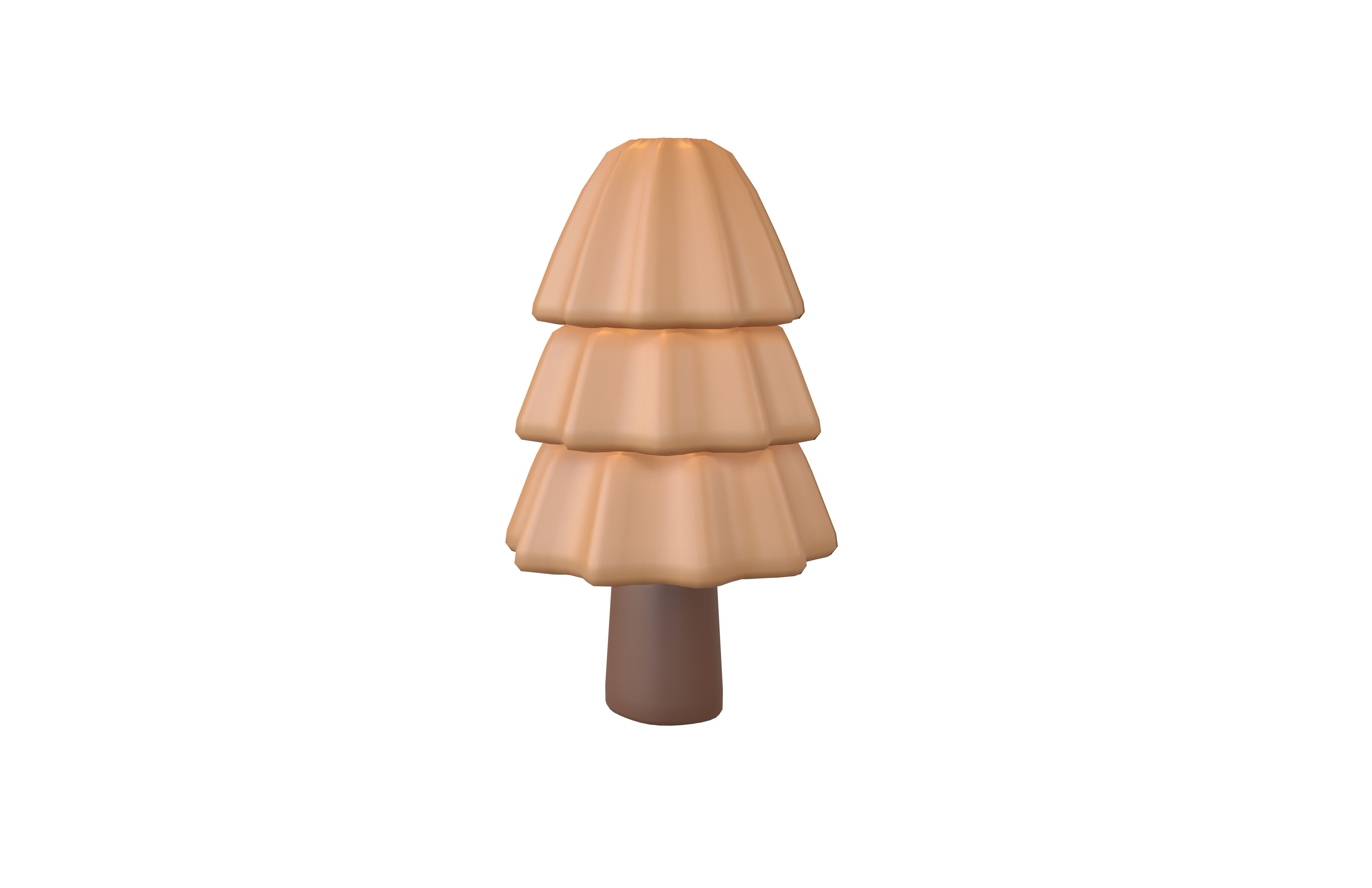 Cartoon Tree v27 005 Low-poly 3D model_1