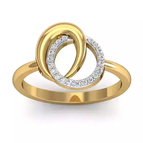 Stylish diamond ring
