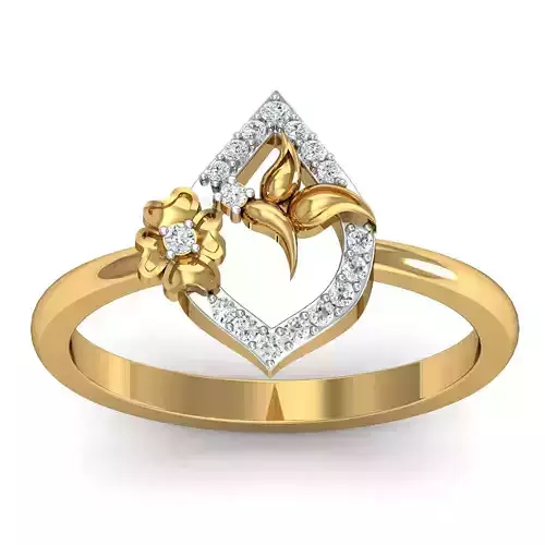 Ring with diamonds