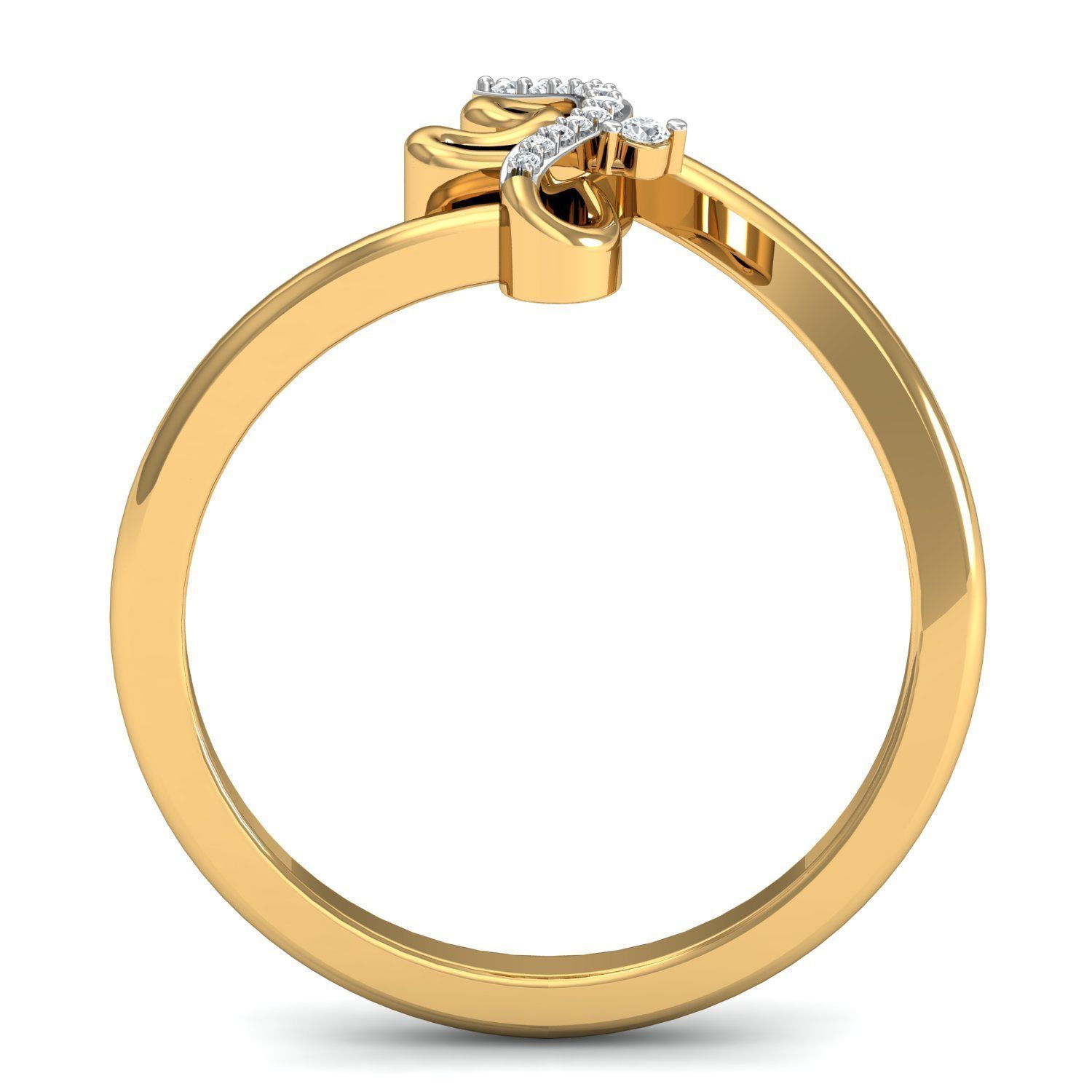 Engagement Ring 3D print model_2