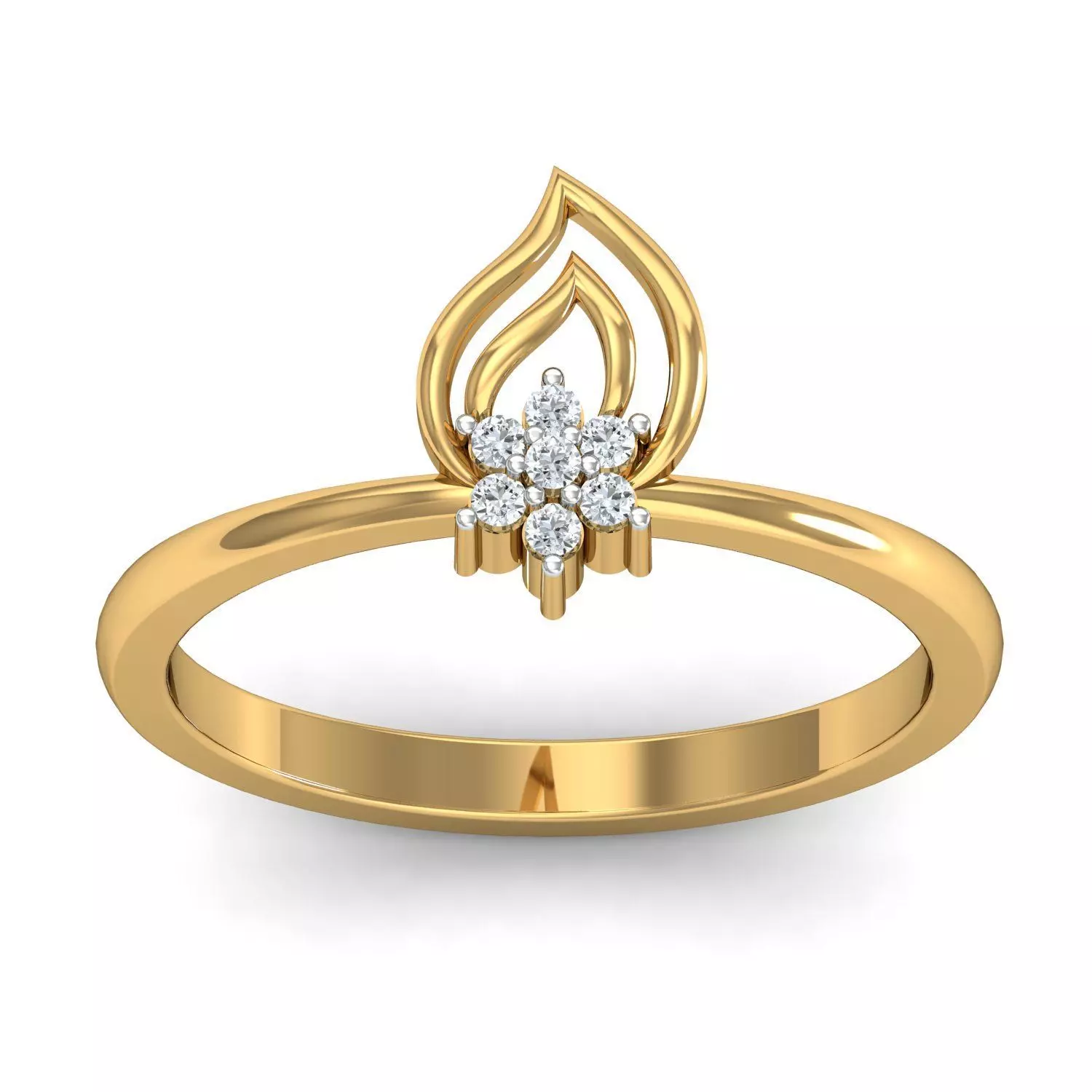 Solitaire Engagement ring 3D print model
