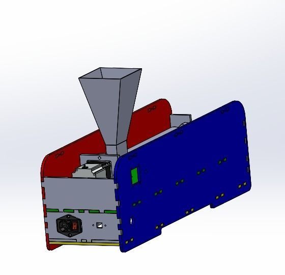 extruder  filament machine  3D model_3