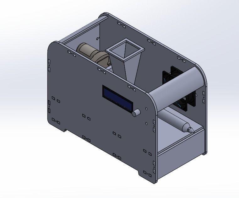 extruder  filament machine  3D model_7