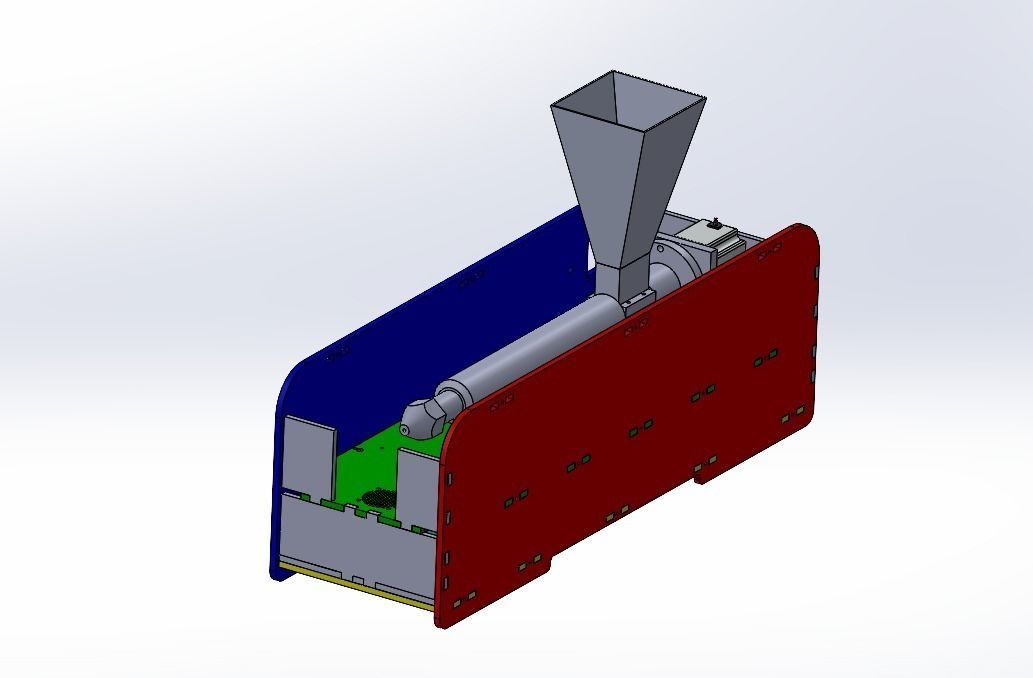 extruder  filament machine  3D model_8