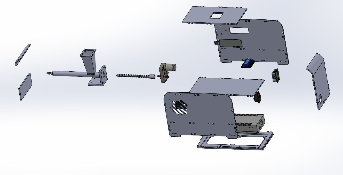 extruder  filament machine  3D model_5
