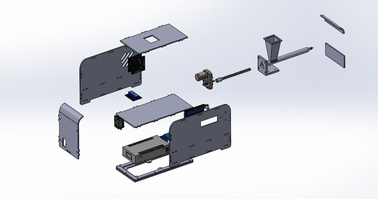 extruder  filament machine  3D model_6