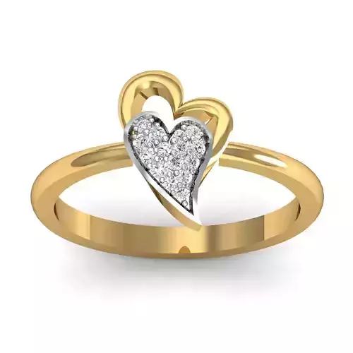 Heart Engagement Ring 