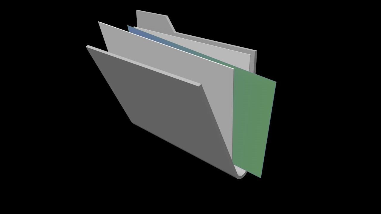 Folder file Free 3D model_1