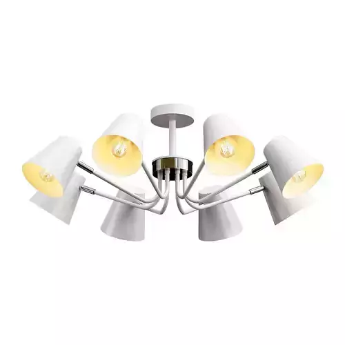 evoluce ceiling light with six lamps