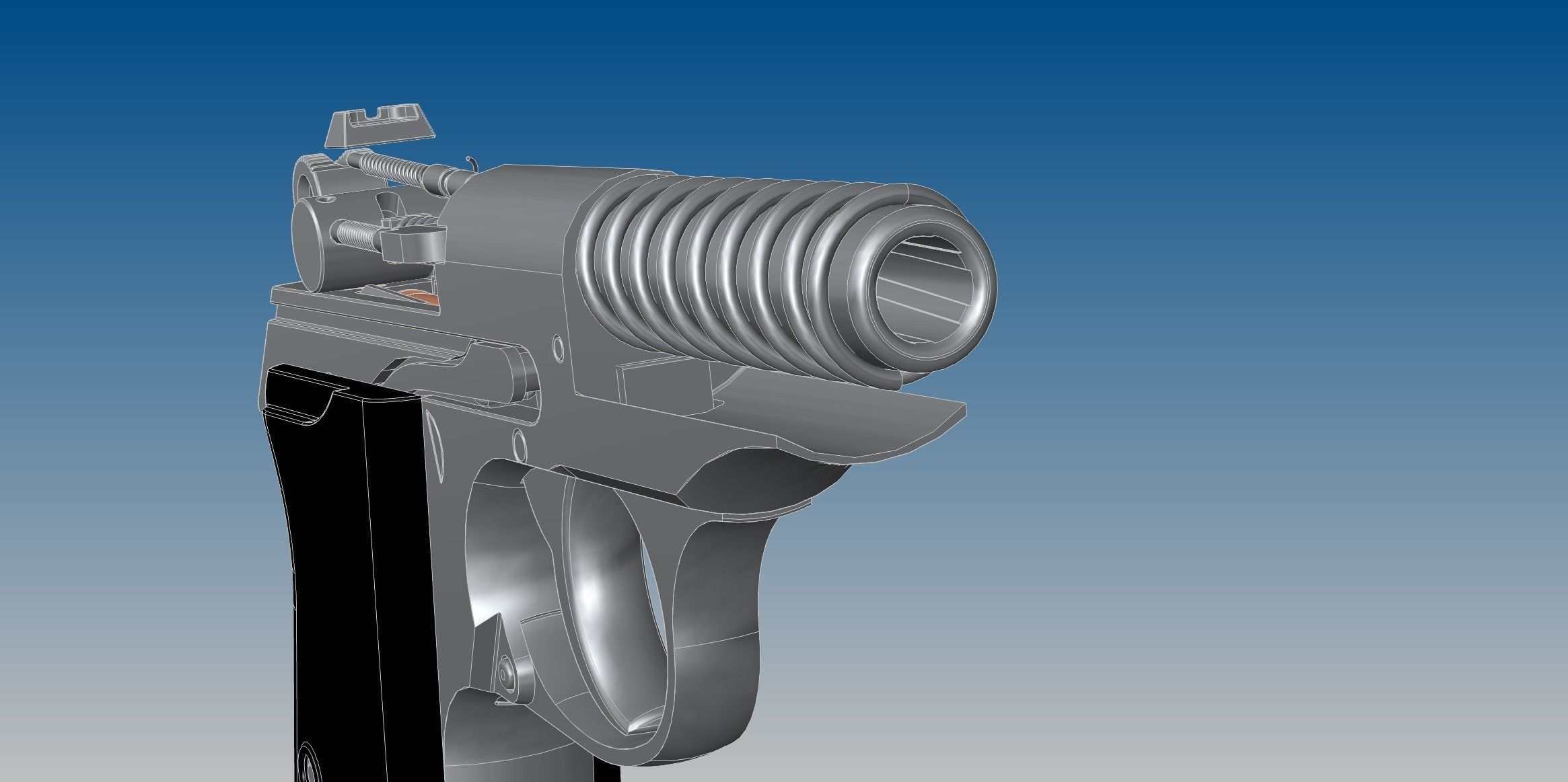 Walther PPK 3D model_21