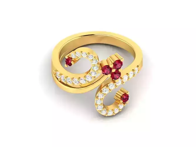 Women solitaire ring 