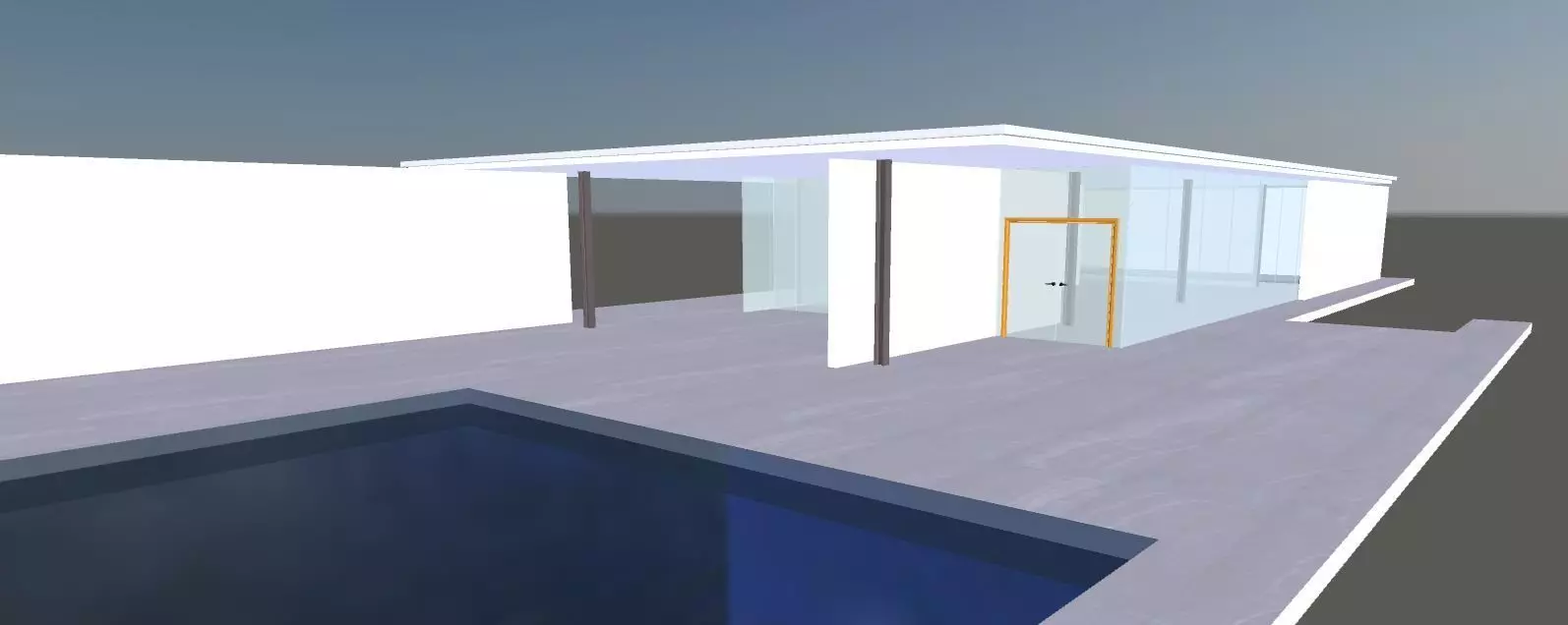 Pabillion de Barcelona 3D model_0