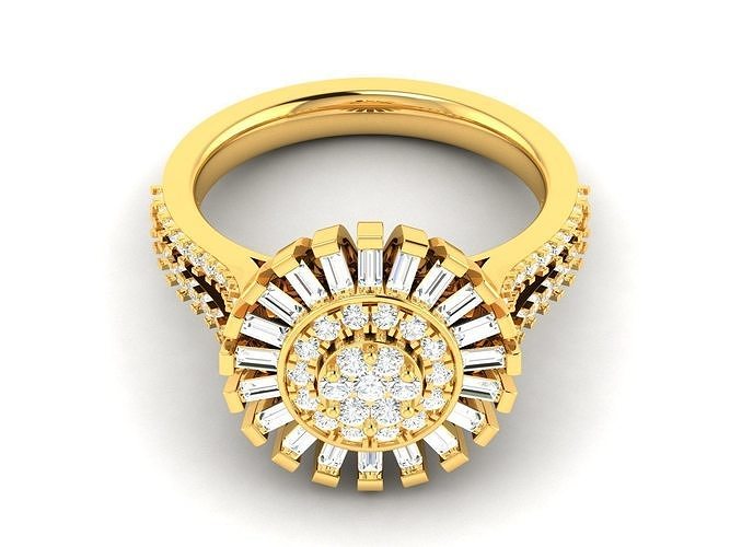 Women light weight ring 3dm stl render 3D print model