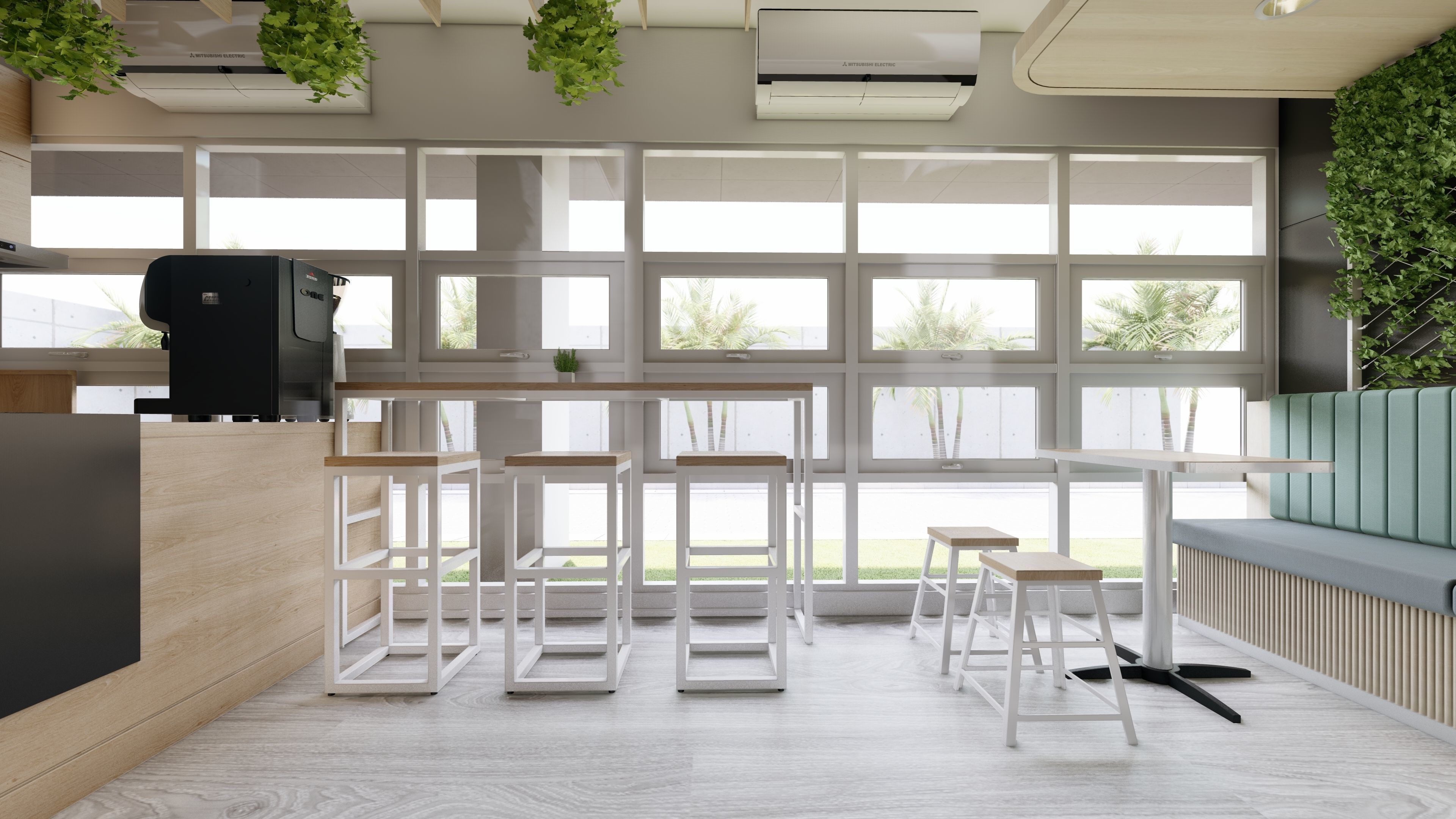 COFFESHOP SCANDINAVIAN STYLE 3D model_2