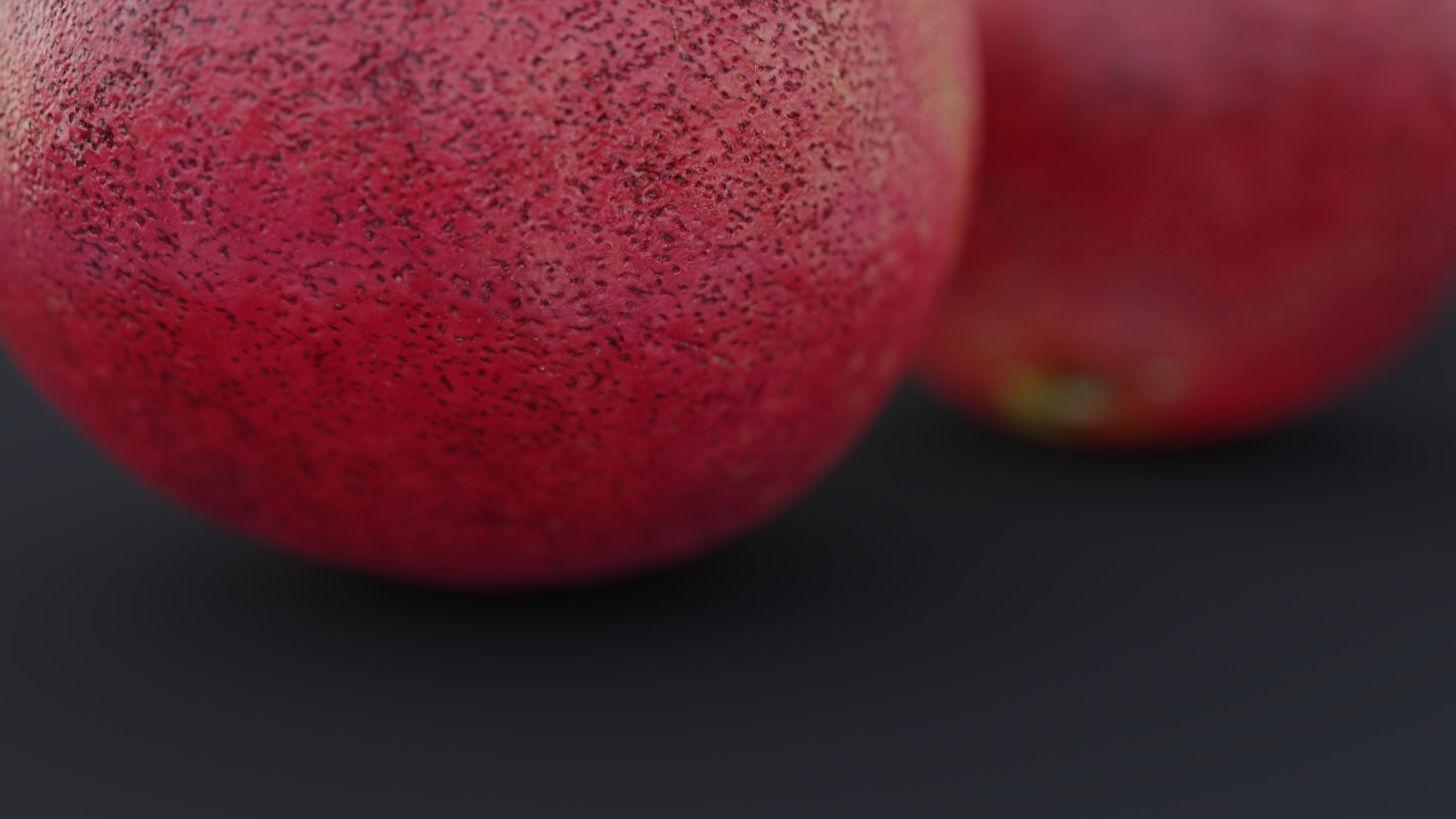 Pomegranate fruit 3D Scanned Low-poly 3D model_1