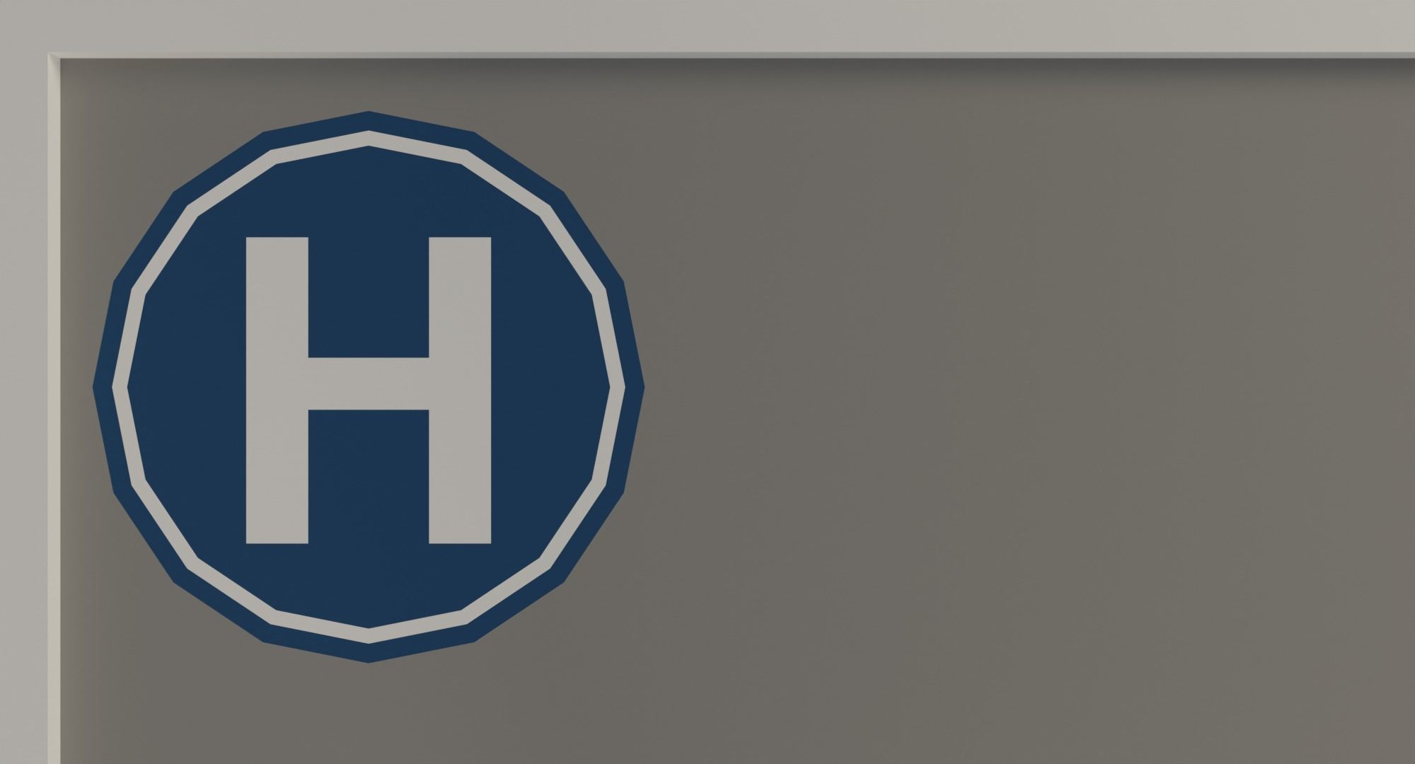 Police station Low-poly 3D model_15