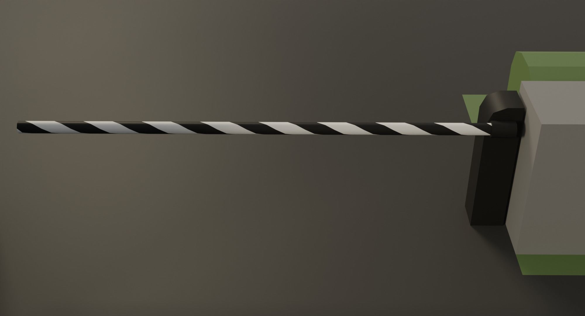 Police station Low-poly 3D model_9