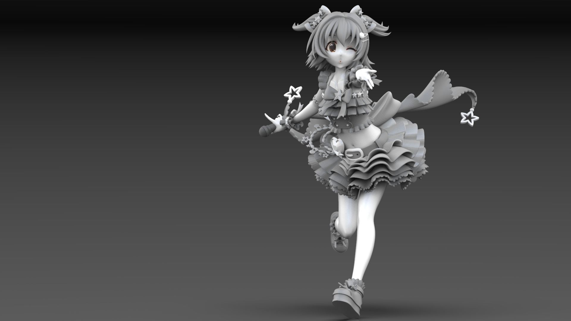Miria Akagi 3D print model_1