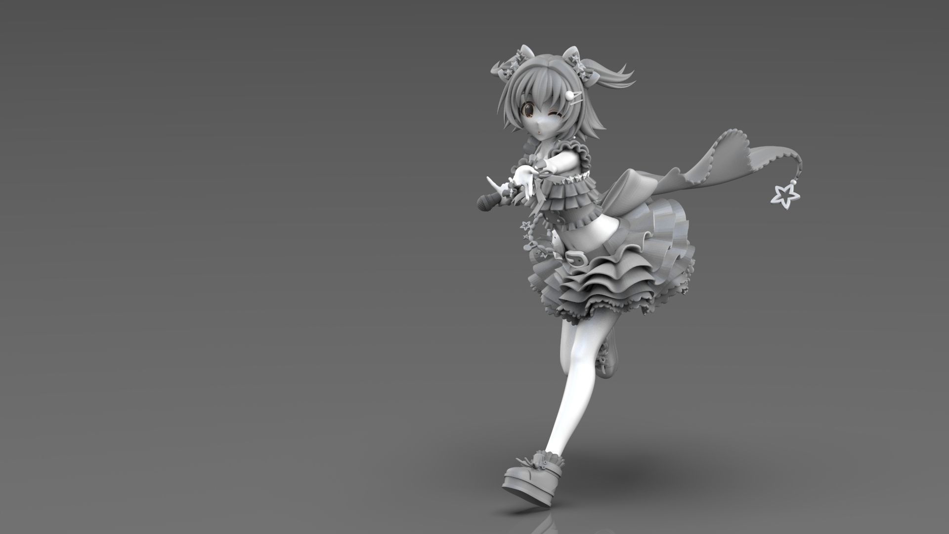 Miria Akagi 3D print model_2