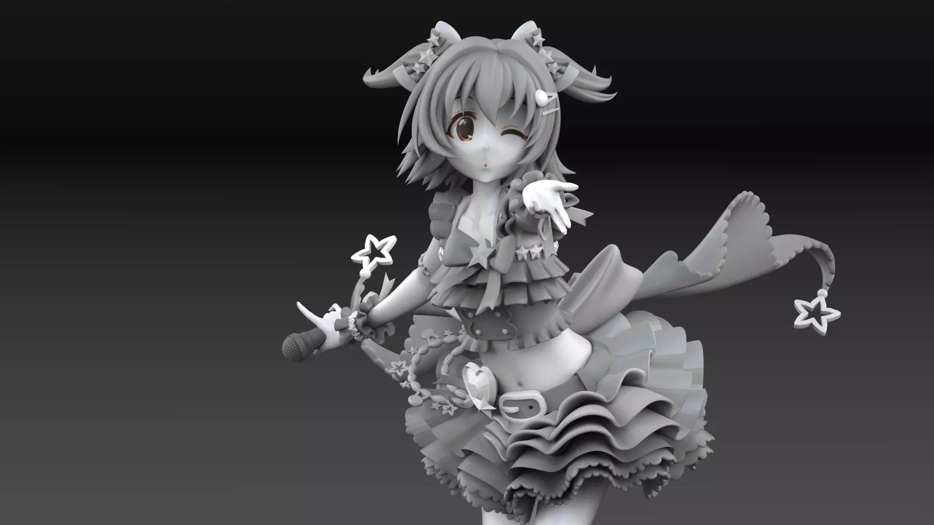 Miria Akagi 3D print model_0