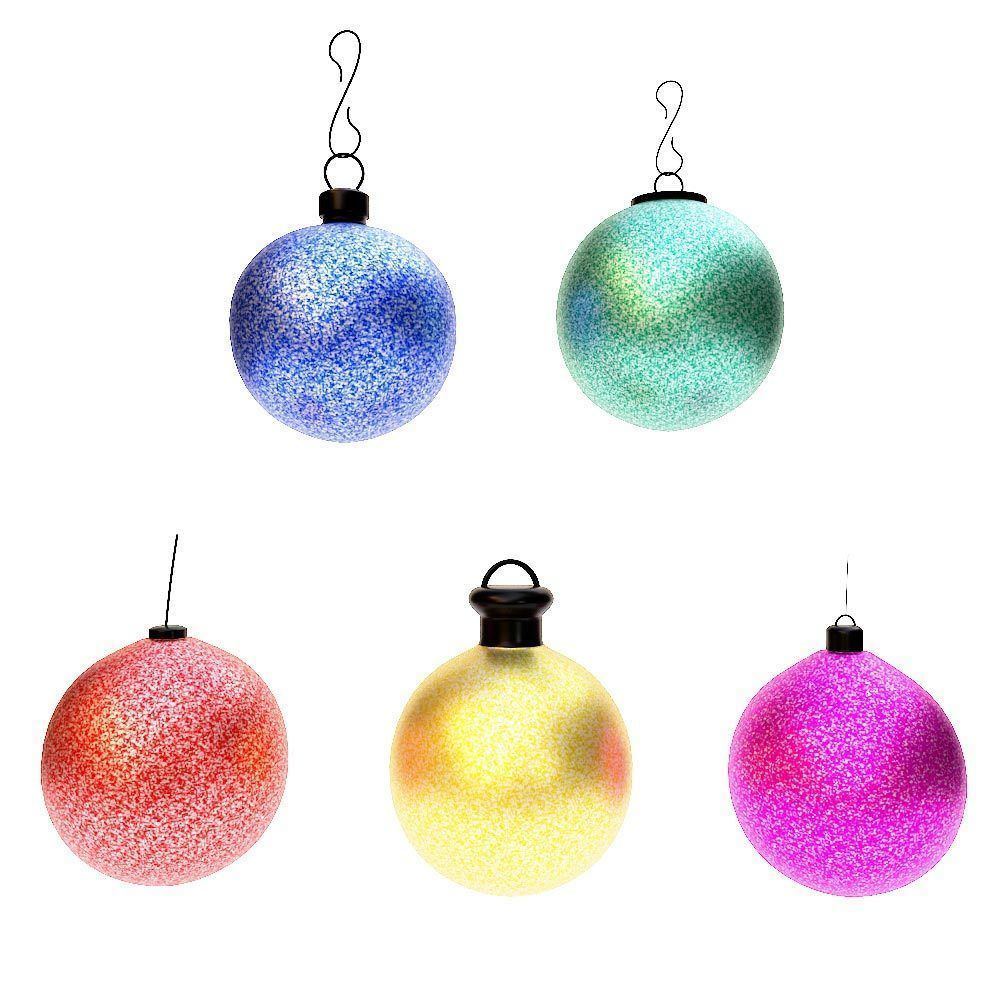 Christmas tree ball 3d model set4 Low-poly 3D model_1