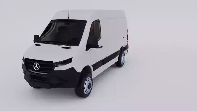 White van Mercedes Cargo