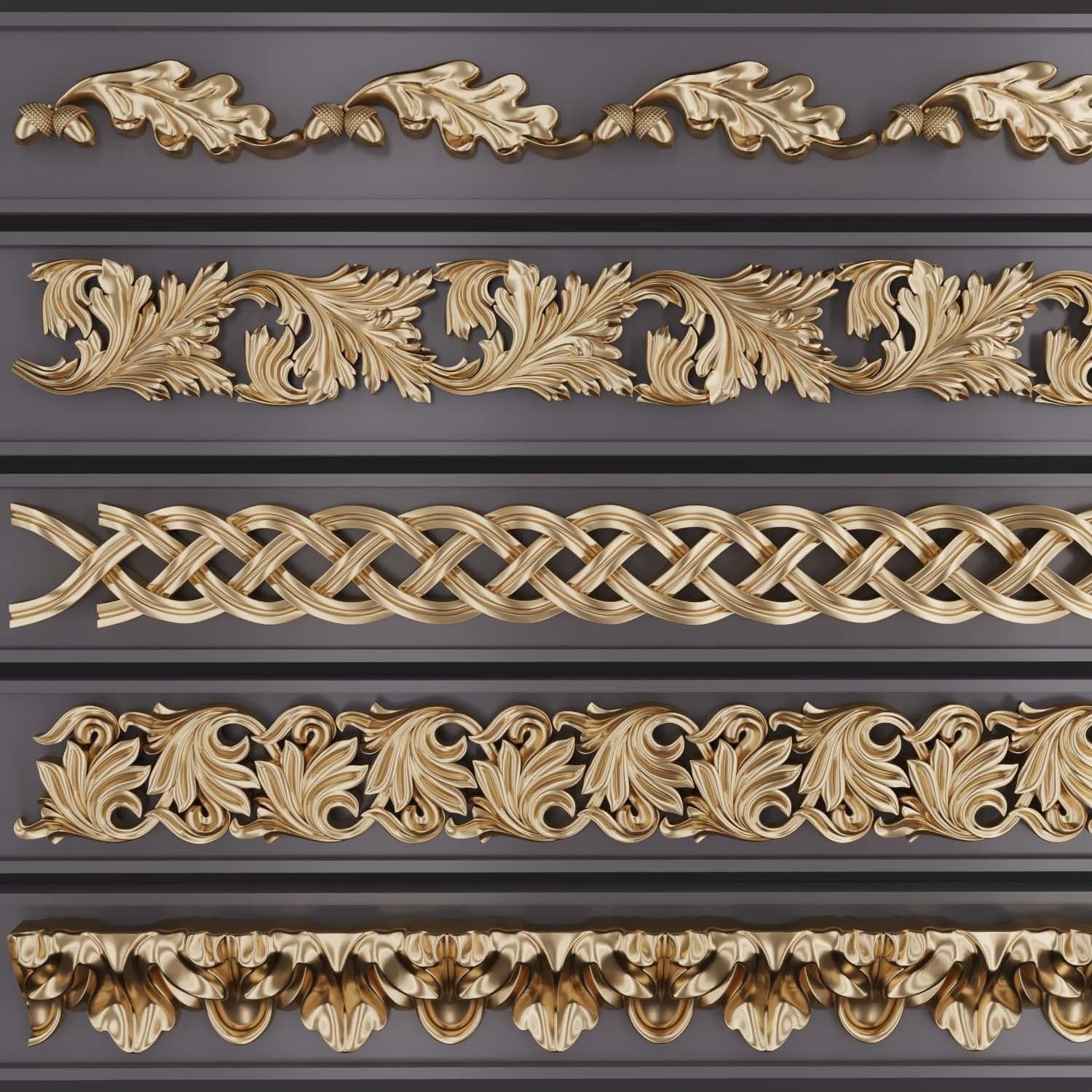 Trim Ornament 109 3D model_1