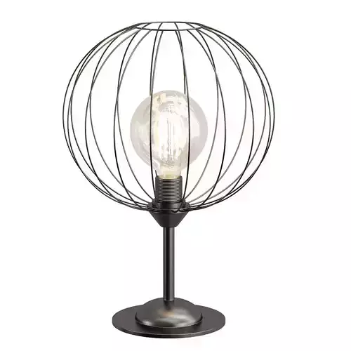 vitaluce wire sphere table lamp