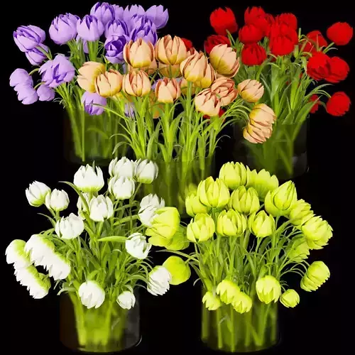 Collection plant vol 341 - flower - blender -cinema 4d -3dmax