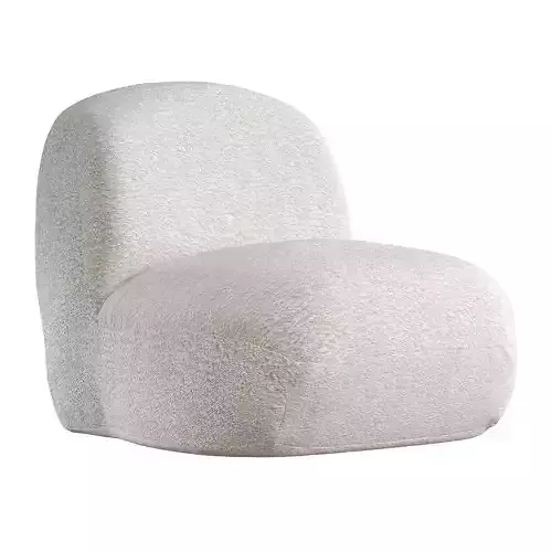 Tangyuan Lounge Chair - Maya Cream Boucle